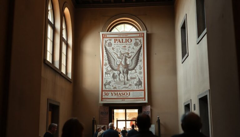 Il Palio celebrativo della Giostra Cavalleresca di Sulmona: storia e architettura in un manifesto unico