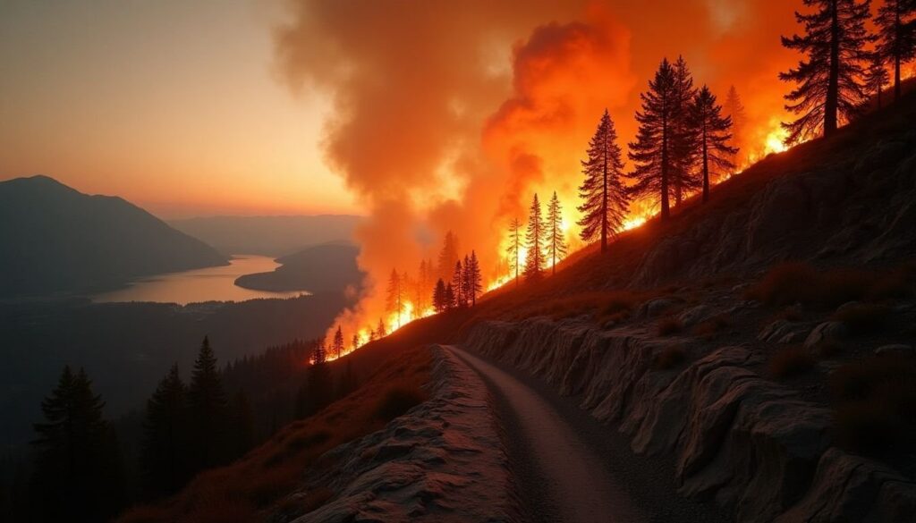 Incendio doloso sul monte Salviano: le operazioni di spegnimento in corso