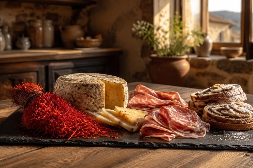 Prodotti tipici a L’Aquila: zafferano, formaggi, salumi e dolci