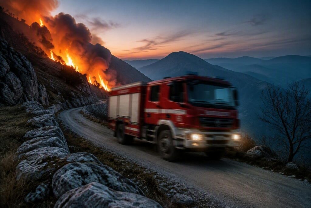 Incendio Monte Morrone: aggiornamenti su fiamme, interventi e allerta vento
