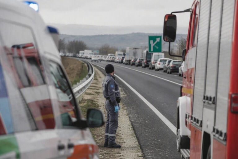 Maxi tamponamento sull’A24 ad Assergi: elisoccorso per un 21enne e traffico paralizzato