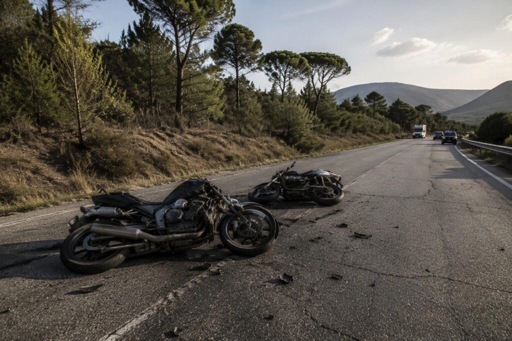 Scontro tra auto e moto a Martignano, due feriti a Orbetello