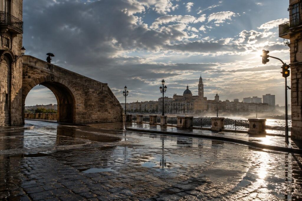 Bari sotto allerta gialla: pioggia e temperature in calo questo weekend