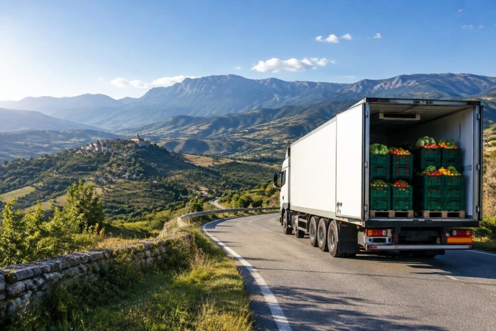 Forniture di prodotti freschi in Abruzzo sotto stress per i blocchi