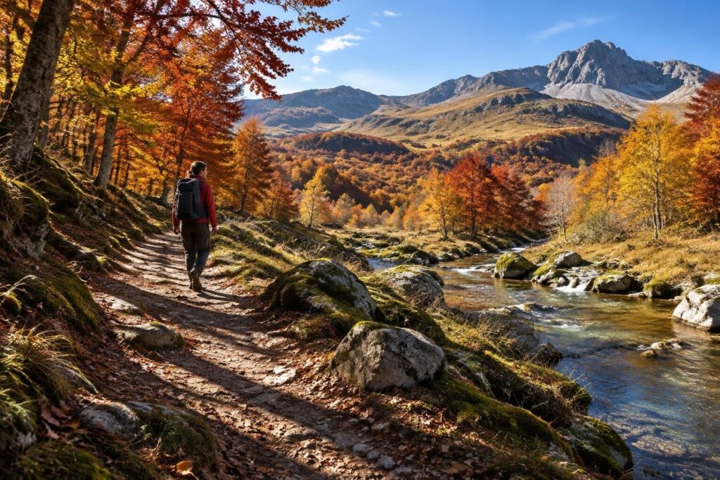I migliori sentieri del foliage tra L’Aquila e Laga