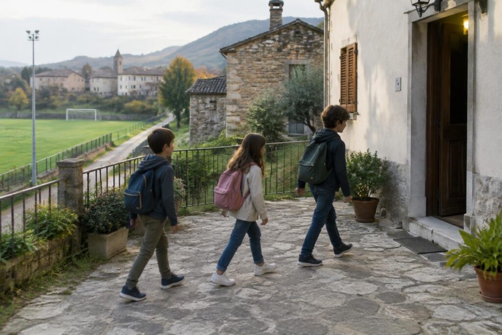 Rientro weekend dei tre figli della coppia Trevallion a Palmoli