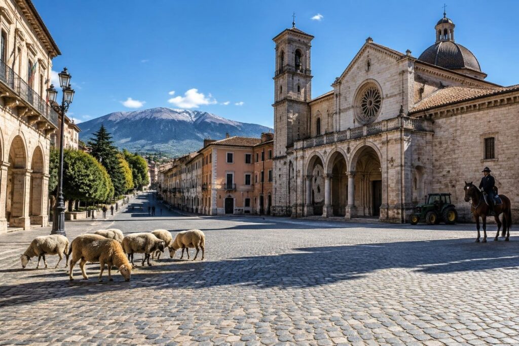 Villaggio Coldiretti in piazza Duomo: pastorizia e cultura a L’Aquila