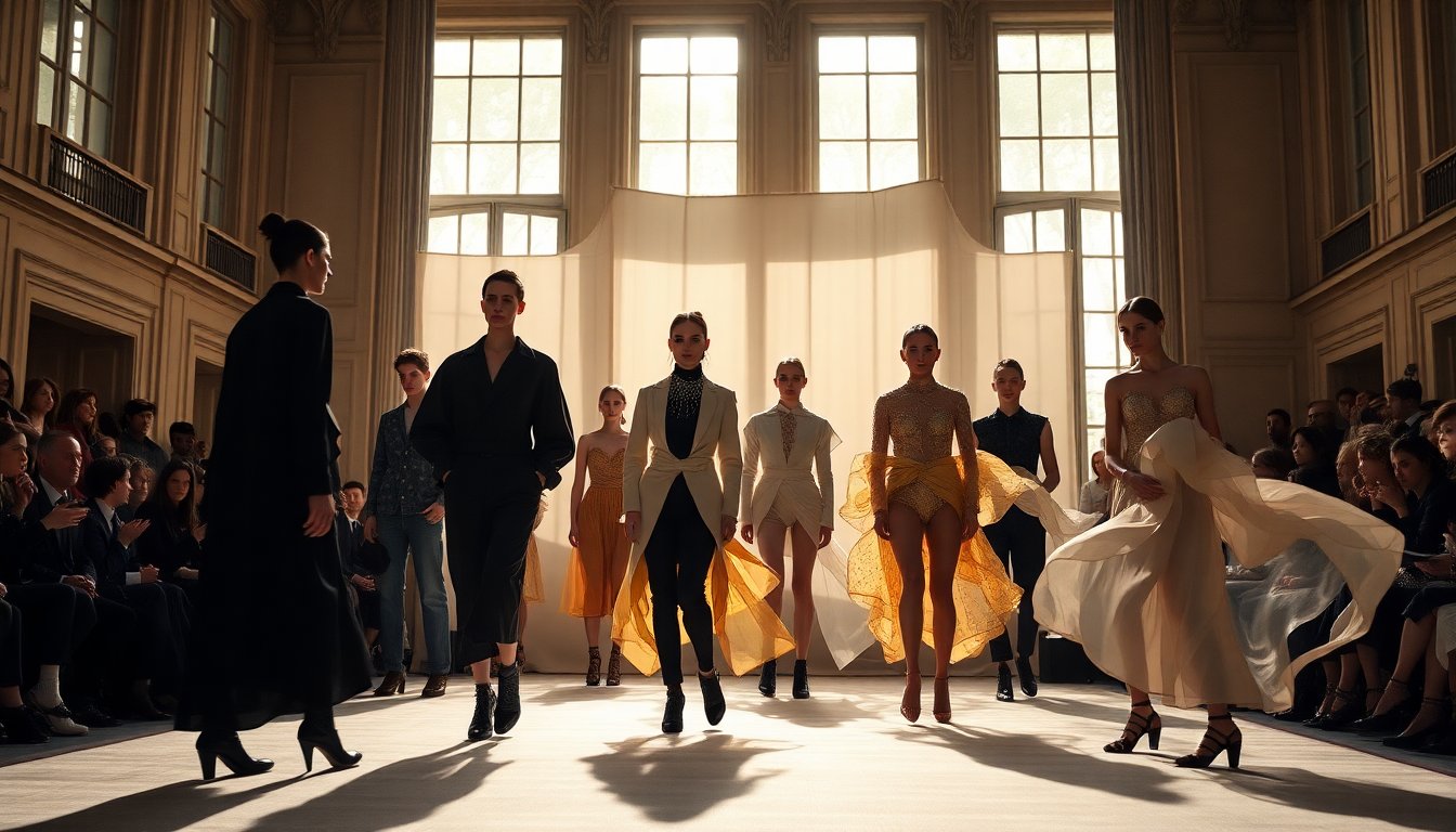 “Exploring the Fusion of Fashion and Performance Art at Fashion Week”