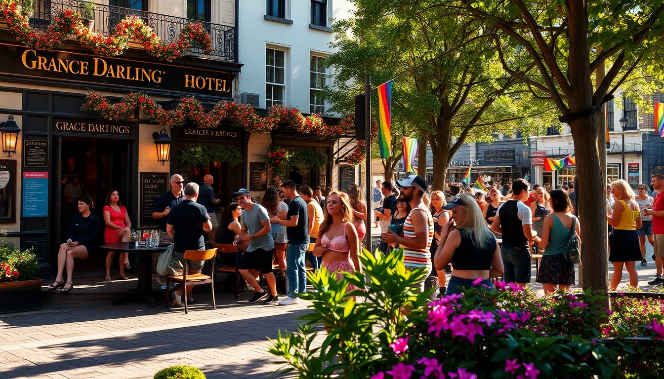 Sniffies Transforms Local Pub into Multi-Level Queer Cruising Hotspot for Pride Celebrations