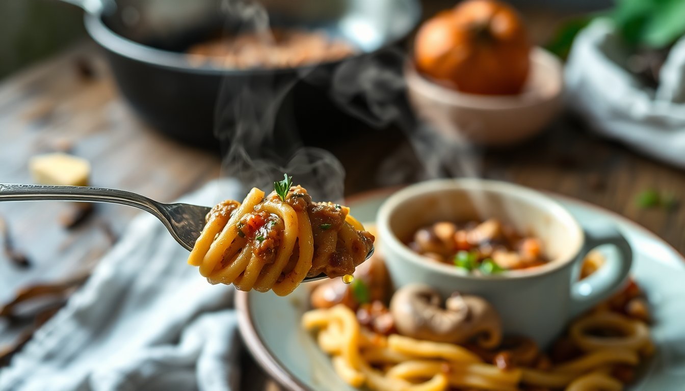 Wild mushroom ragù recipe with umami depth