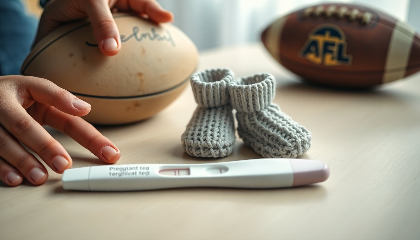 AFL’s Mitch Brown and Louisa Keck announce pregnancy