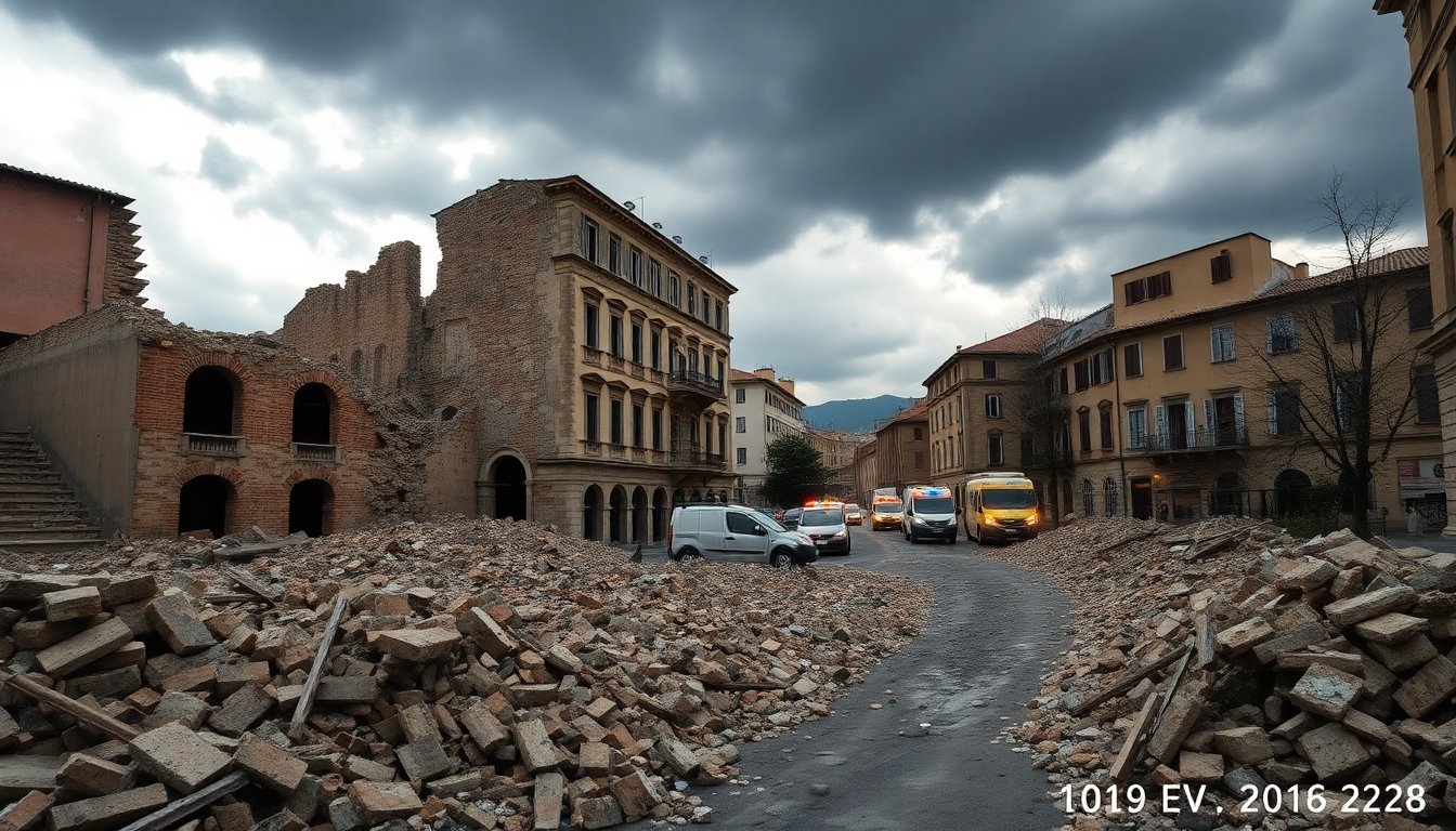 Central Italy shaken by powerful earthquake causing widespread destruction