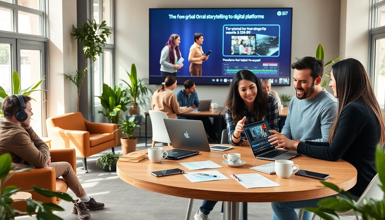 How digital platforms are reshaping storytelling