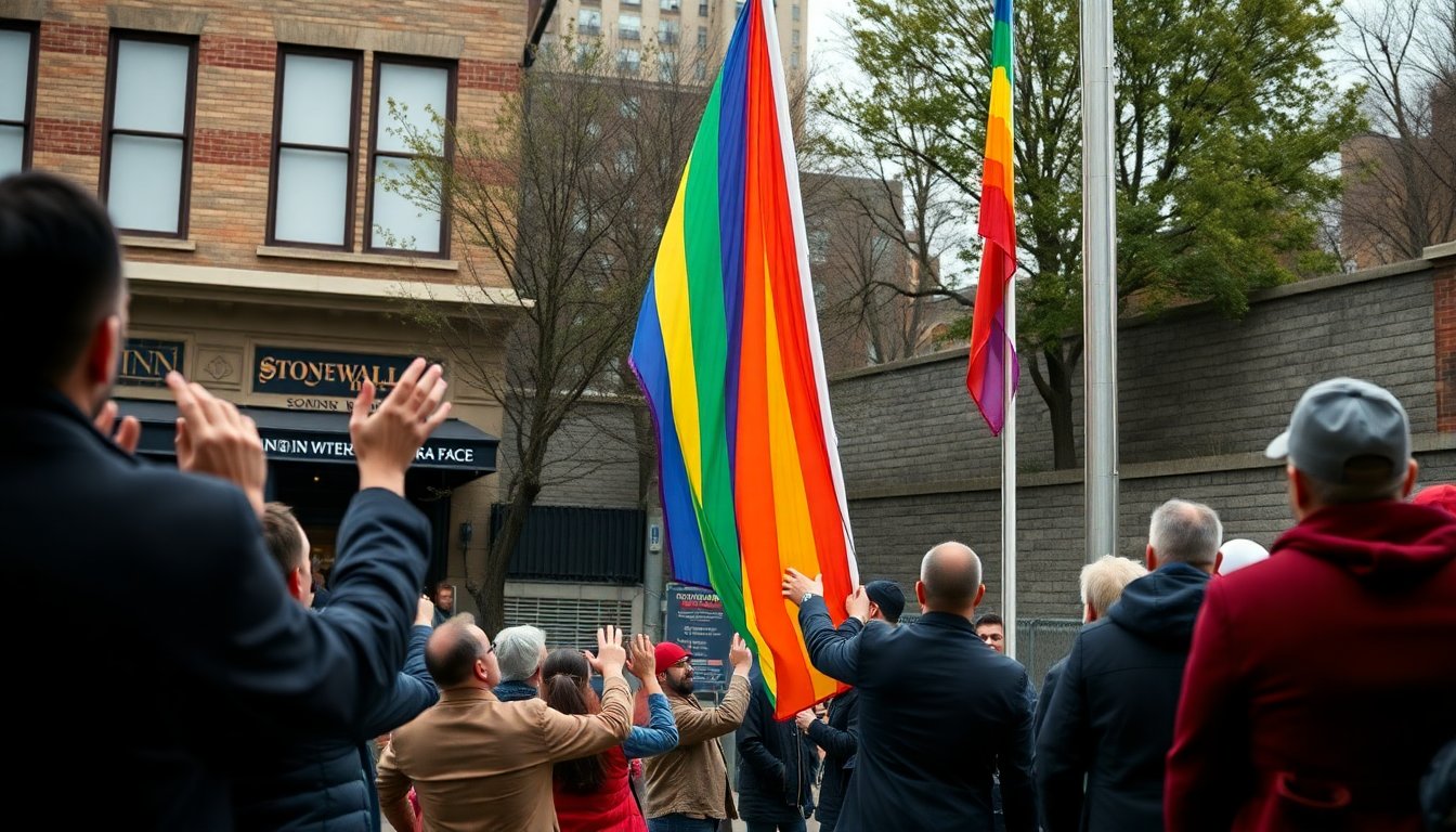 pride flag restored at stonewall amid federal pushback
