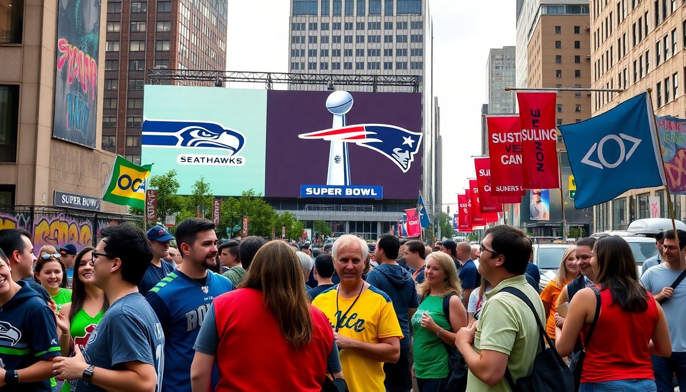 Right-Wing Broadcaster Raises Concerns Over LGBTQ+ Imagery in Super Bowl Logo