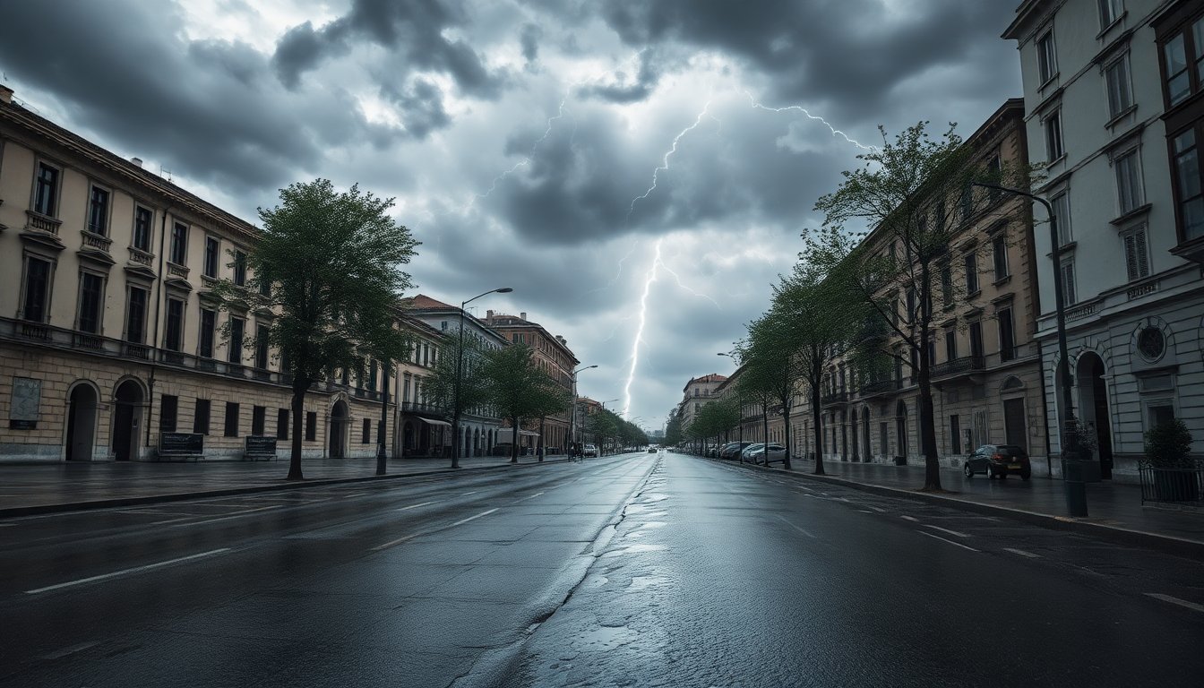 Severe weather warnings issued for Italy as storms approach