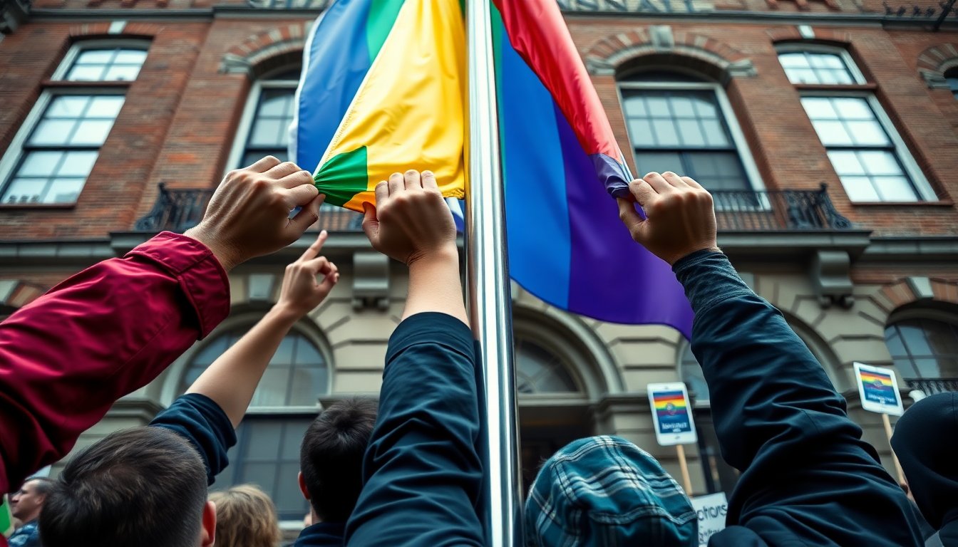 stonewall pride flag re-raising sparks renewed advocacy and election focus