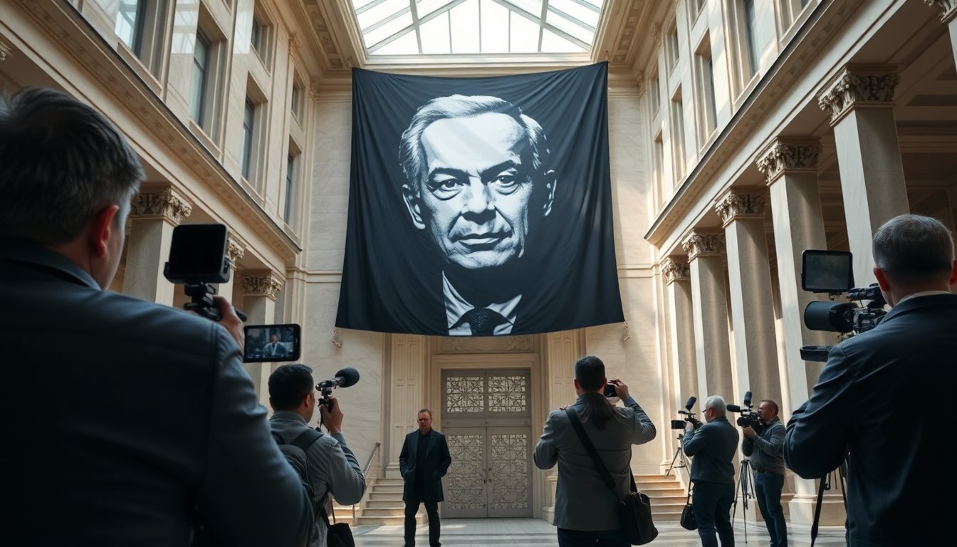 Banner of Charlie Kirk placed at Department of Education draws criticism