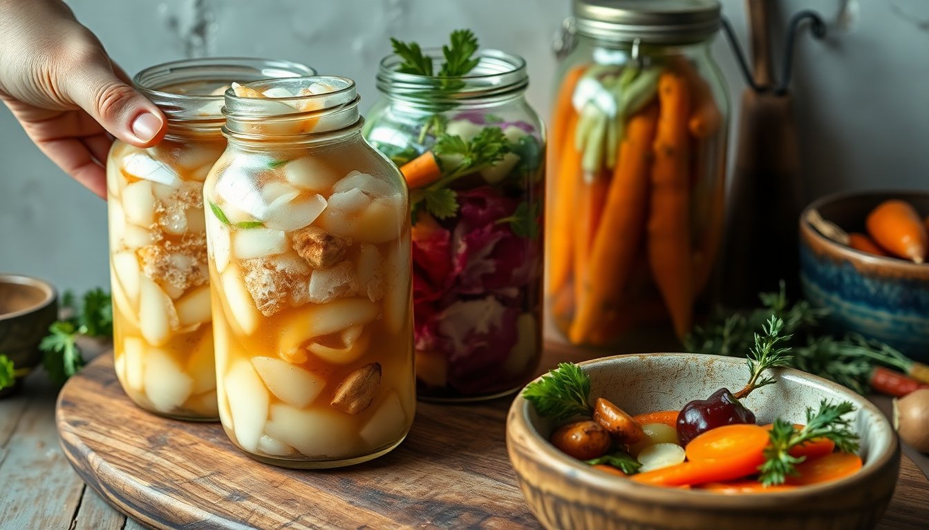 Rediscovering fermented vegetables for umami and sustainability