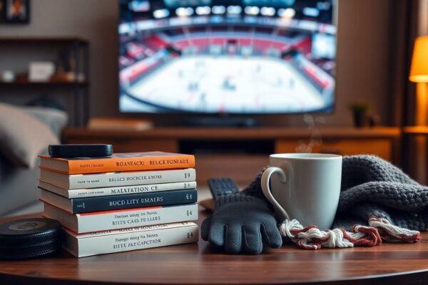 Explore gay hockey romance books and screen adaptations