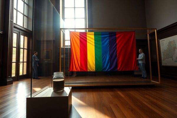 Original Rainbow Pride Flag Travels to Cork, Ireland for First International Exhibition