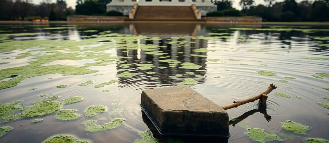 President Trump Blames Vandals for Reflecting Pool Damage and Algae Issues