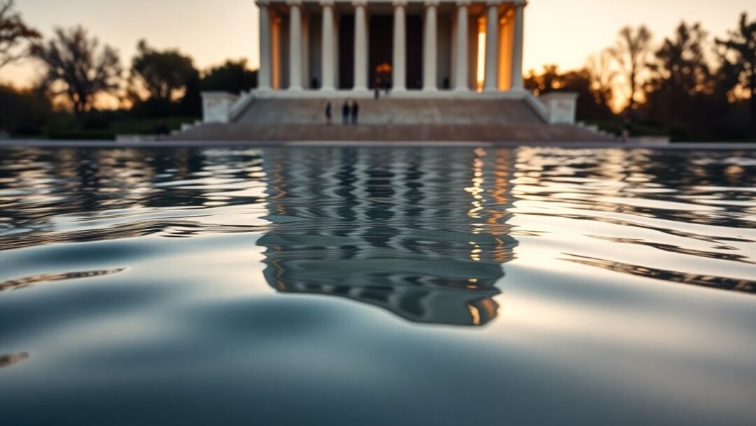 President Trump Threatens Legal Action Against ABC Over Reflecting Pool Coverage