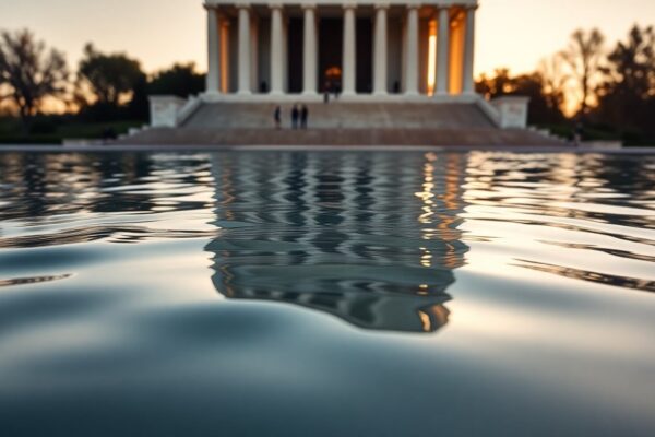 President Trump Threatens Legal Action Against ABC Over Reflecting Pool Coverage