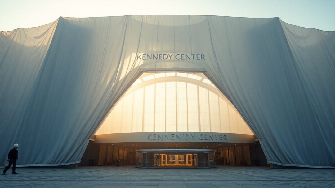 Why Is the Kennedy Center Still Covered in Tarps After Trump's Name Was Removed?