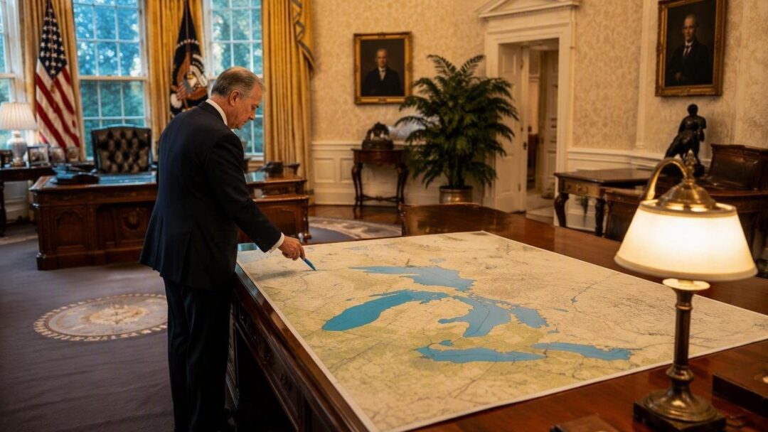 President Trump Renames Lake Ontario Amid Canada Trade Dispute