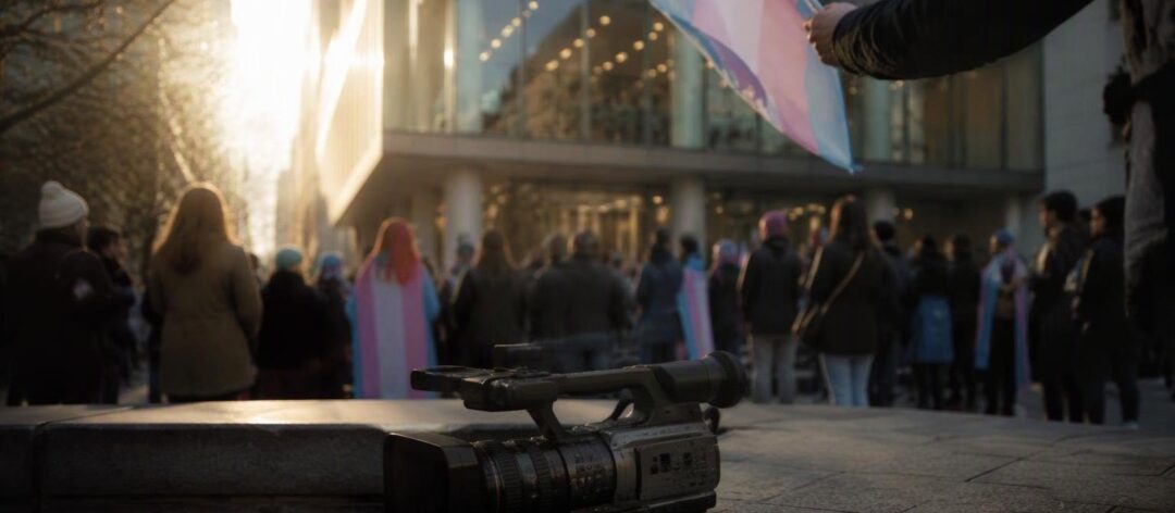 Actor Elliot Page joins protest against gender-care shutdowns