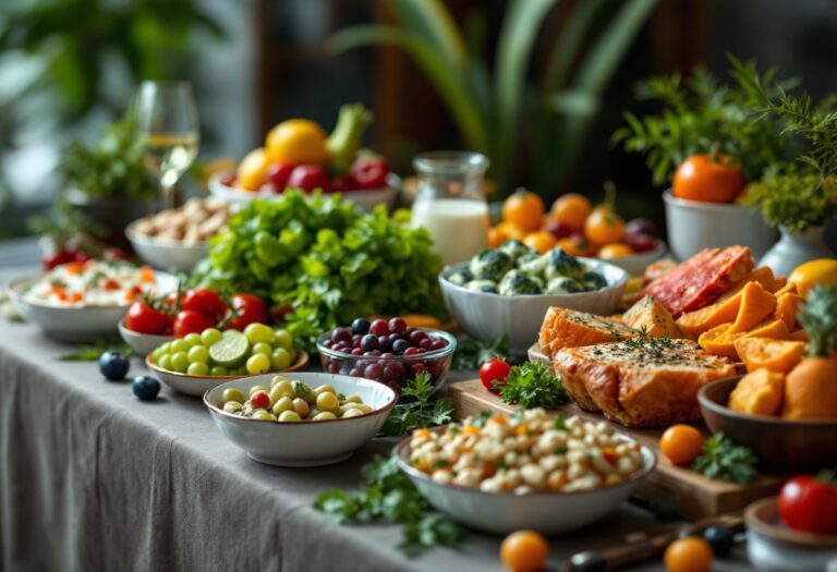 Varietà di alimenti nutrienti per il sistema immunitario