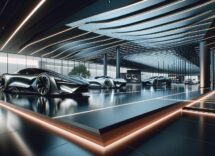 Immagine di un'auto sportiva futuristica del 2025