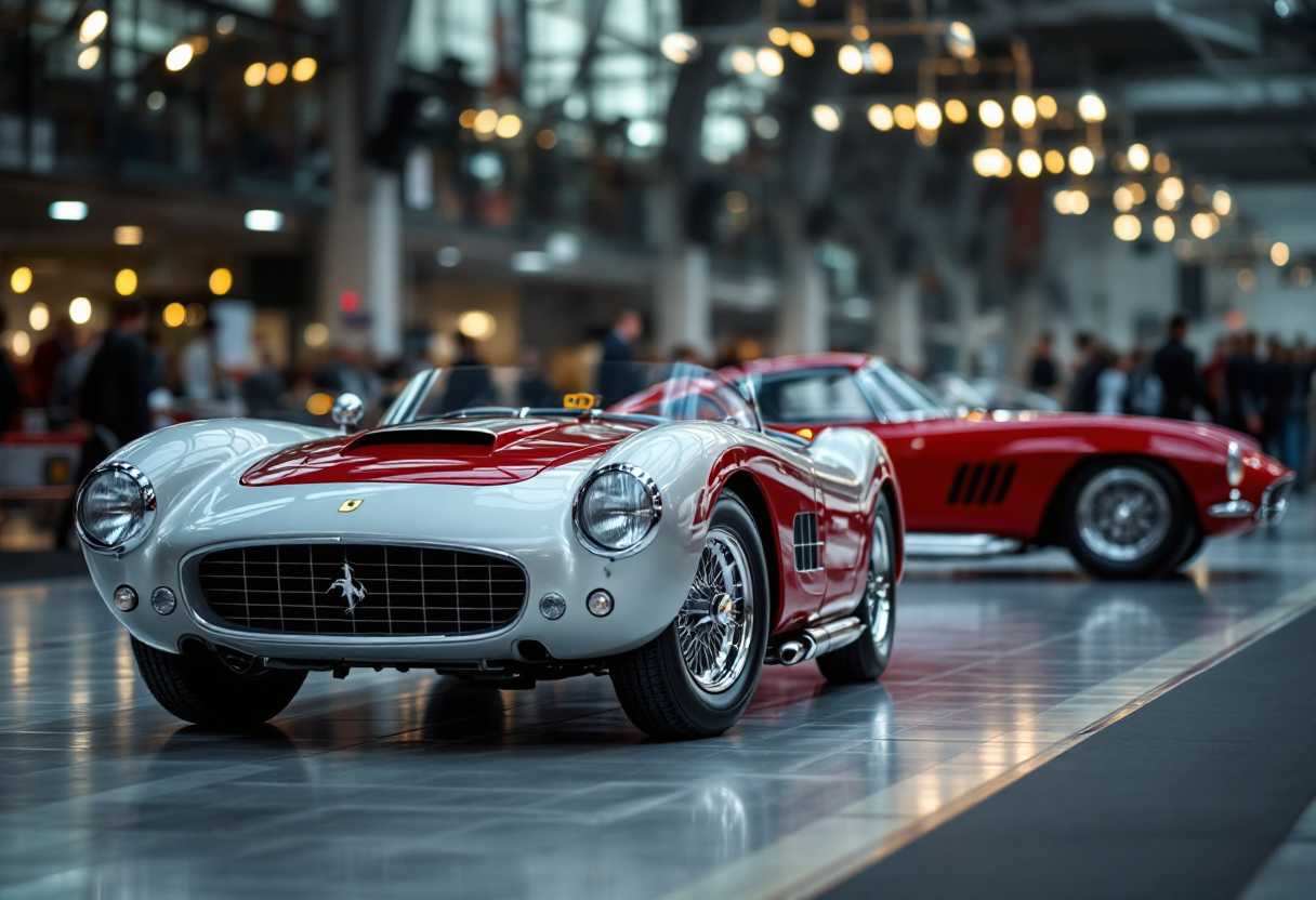 Ferrari d'epoca in vendita, simbolo di eleganza e velocità
