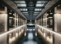Progetto di garage sotterraneo per supercar di lusso