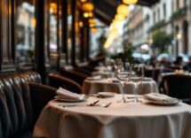 Piatto gourmet del Quadri Bistrot a Milano