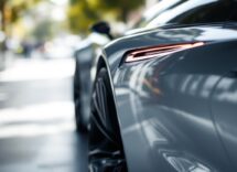 Immagine dell'Italdesign Quintessenza in un ambiente urbano