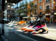 Sneakers vulcanizzate di Le Signe in primo piano