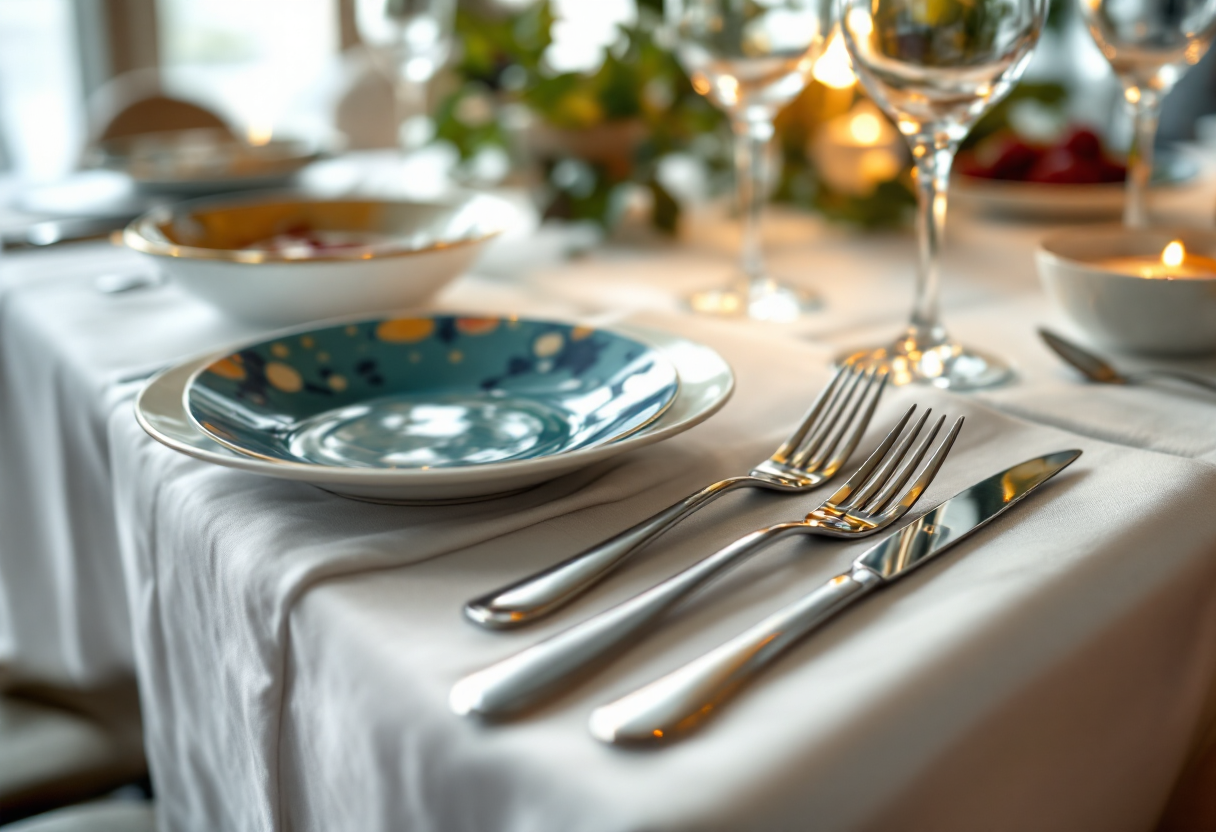 Piatto di bollito con bollicine in un ristorante milanese