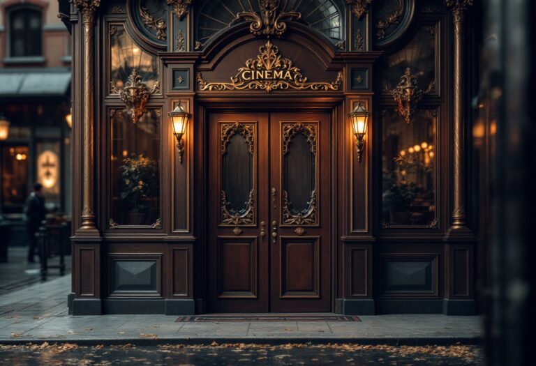 Scena iconica di un film romantico che rappresenta l'amore