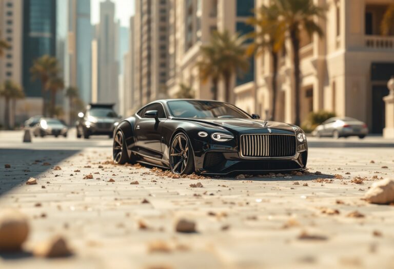 Auto di lusso abbandonate nel cimitero di Dubai