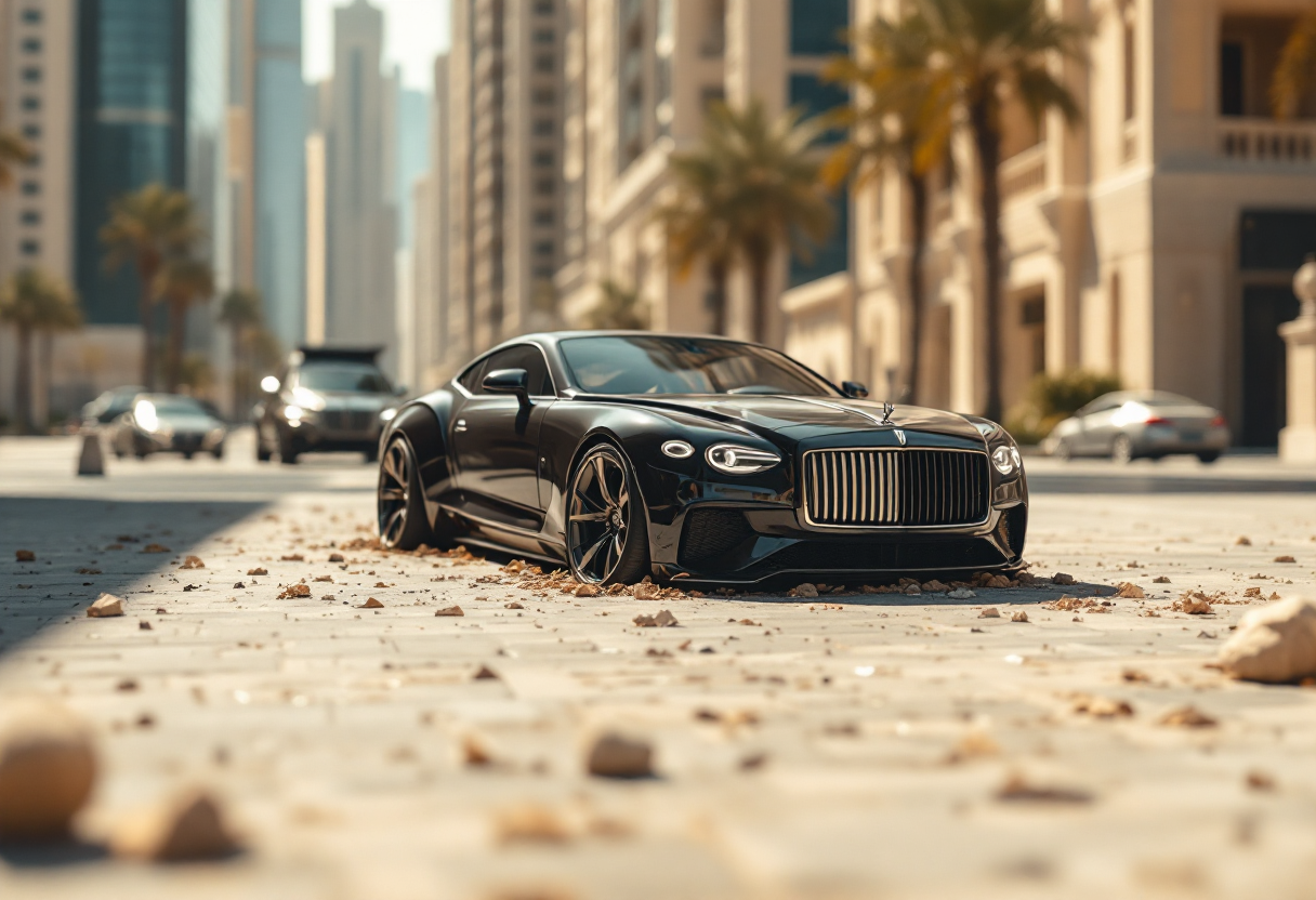 Auto di lusso abbandonate nel cimitero di Dubai