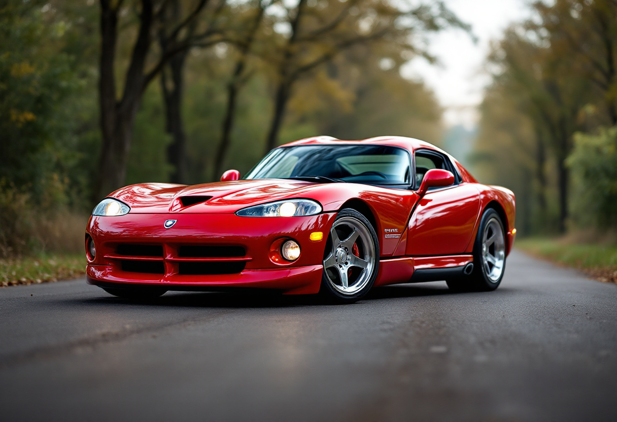 Dodge Viper GTS del 2002 in un contesto elegante