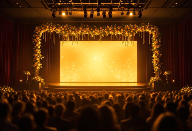 Immagine del Festival di Sanremo 2025 con artisti sul palco