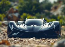 Concept di supercar off-road Ford in un paesaggio avventuroso