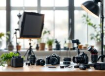 Immagine che rappresenta la fusione tra fotografia e AI