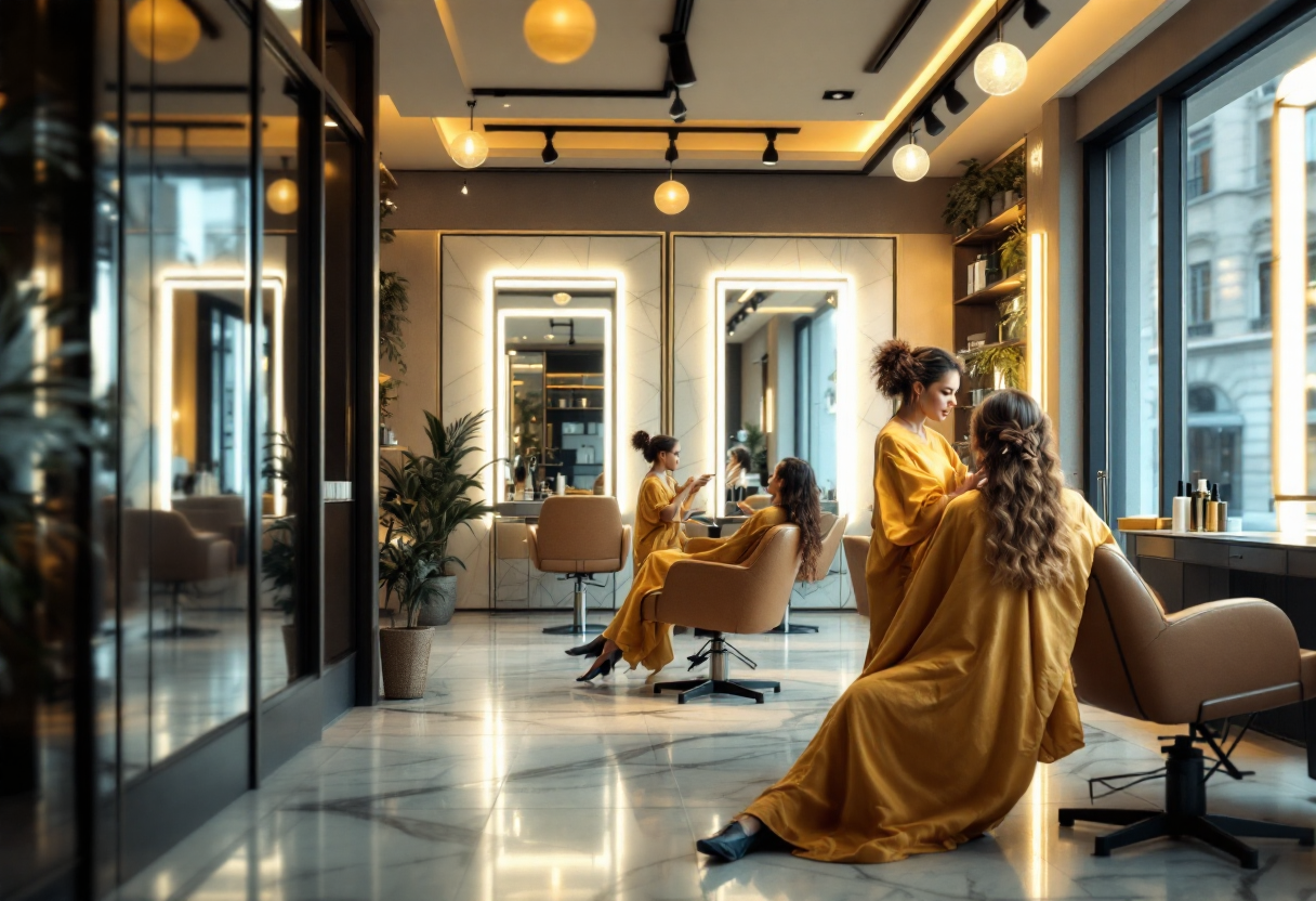 Uomo con frangia irregolare alla moda per il 2025