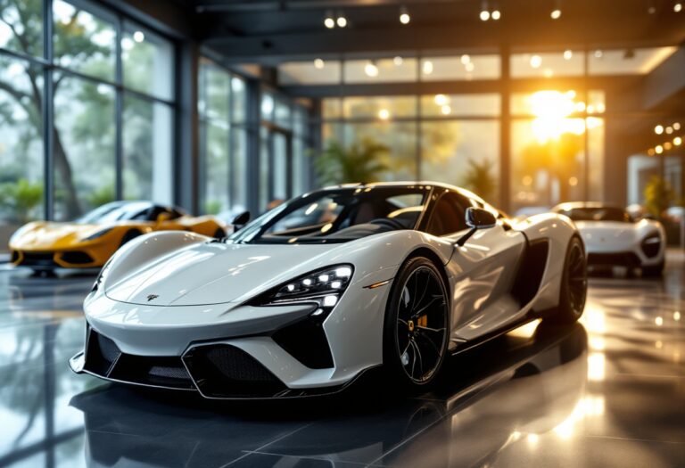 Auto di lusso in un contesto di proprietà frazionata