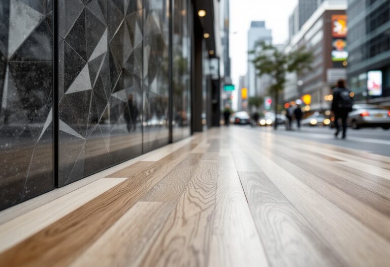 Collezione di laminati ispirati alla metamorfosi urbana