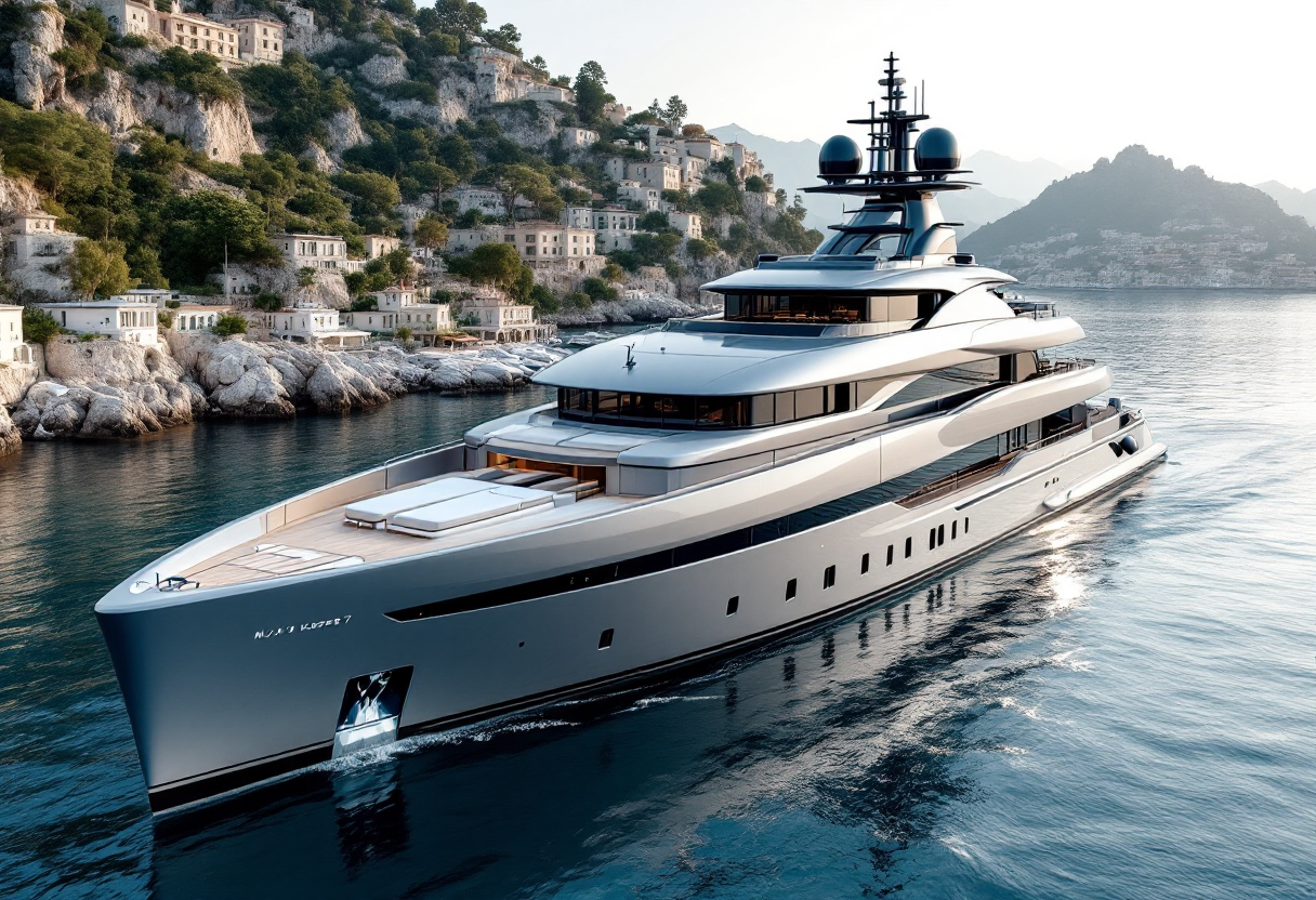 Yacht M/Y Kasper 7 in un porto elegante